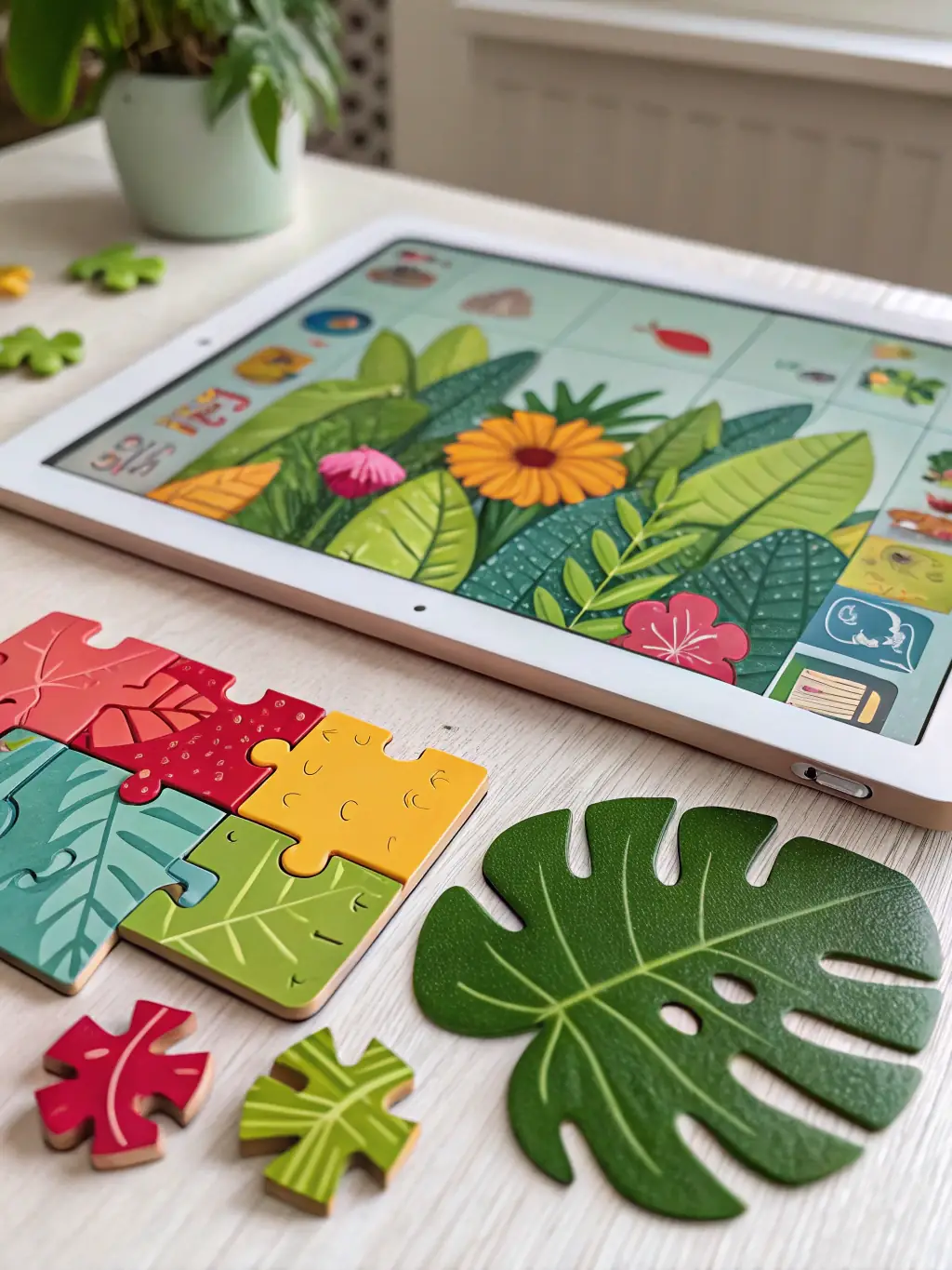 A screenshot of the Yihao Entertainment game showcasing the AI-powered puzzle generation feature, with dynamically changing puzzle elements.